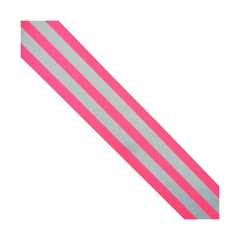 Cinta grosgrain con reflectante 4cm. Varios colores - Verde 02 Descuento