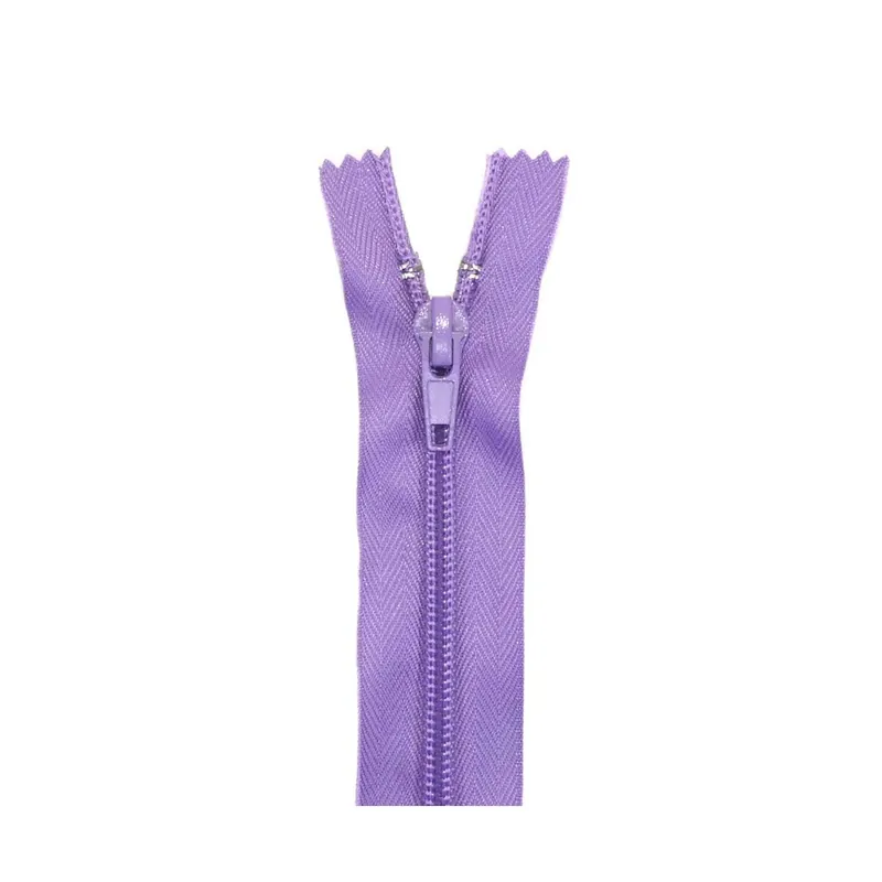 Tendencia Cremallera nº5 60cm cerrada de nylón reforzada para vestidos flamenca - Blanco 101